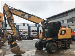 Caterpillar M318F, Wheeled Excavators, Construction Equipment