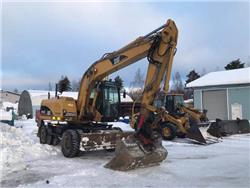 Caterpillar M316C, Wheeled Excavators, Construction Equipment