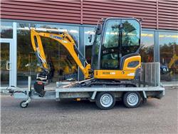 XCMG Xe20e med trailer, Construction Equipment