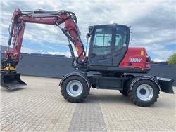 Yanmar B110W, Wheeled Excavators, Construction Equipment