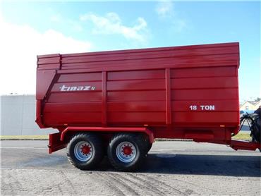Tinaz 18 tons bagtipvogne med 50 cm ekstra sider, Tip Trailers, Agriculture