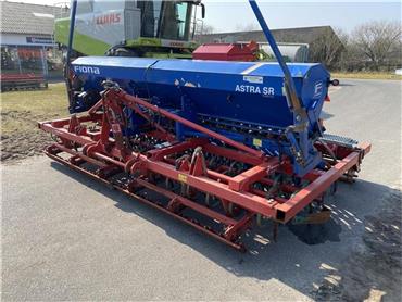 Fiona Astra SR/Kverneland Compagt 4 Med Heva frø-såkasse, Drills, Agriculture