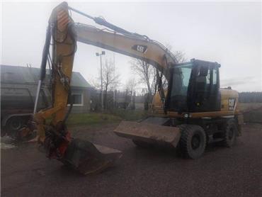 Caterpillar M313D, Wheeled Excavators, Construction Equipment