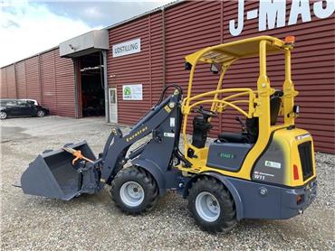 Eurotrac W11 med lang arm, skovl og gafler, Mini Loader, Construction Equipment