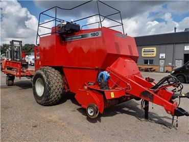 Massey Ferguson 190 LB  med Fieldstar, Parkland vogn mm., Square Balers, Agriculture