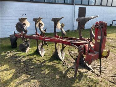 Vogel & Noot 4 furet vendeplov Med springbolte, Reversible ploughs, Agriculture