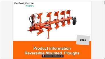 Kubota RM3005V, Reversible ploughs, Agriculture
