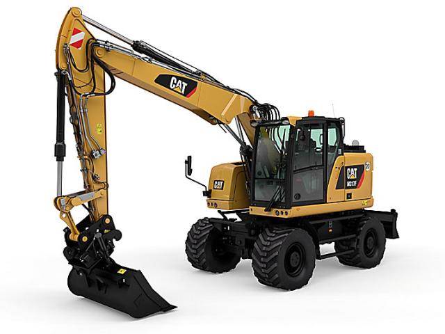 Caterpillar M317F, Wheeled Excavators, Construction Equipment