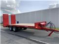 Tinaz 12 tons maskintrailer med hydrauliske bredde rampe, Agriculture