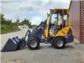 Eurotrac W11 med lang arm, førerhus, skovl og gafler, Mini Loader, Construction Equipment