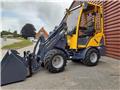 Eurotrac W11 med lang arm, førerhus, skovl og gafler, Mini Loader, Construction Equipment
