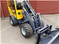 Eurotrac W11 med lang arm, førerhus, skovl og gafler, Mini Loader, Construction Equipment