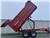 Tinaz 18 tons bagtipvogne med skydepresenning, Tip Trailers, Agriculture